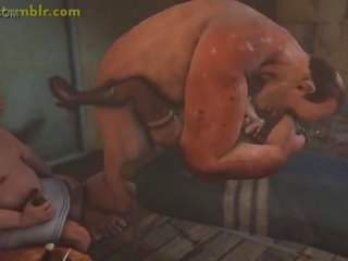 Lulu прецака трудно в 3d чудовище секс клипс анимация