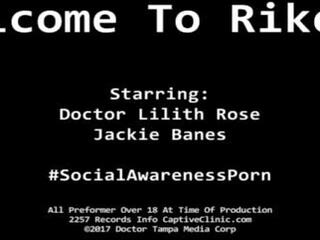 Welcome to rikers&excl; jackie banes is arrested & perawat lilith rose is about to strip search murid wedok attitude &commat;captiveclinic&period;com