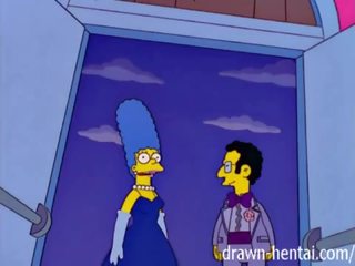 Simpsons adulto clipe - marge e artie afterparty